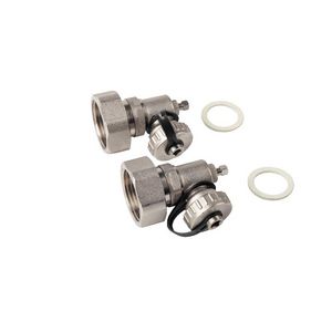 Eindset ES-SET KFE90 N F 1" +wartelmoer+dichtingen messing