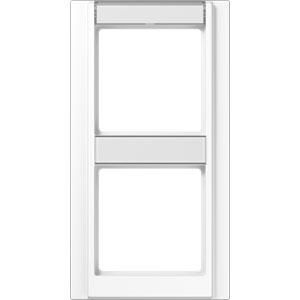 Afdekraam a.wit.m.tekstvak 2-voudig verticaal A500 VVE=10