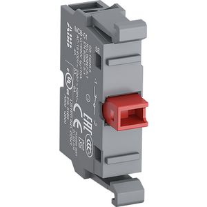 Hulpcontactblok contaktlichaam adapter Frontmontage 1 NC