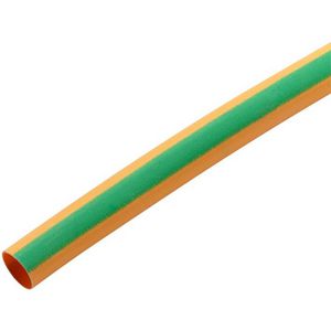 Dunwandige Krimpkous 3:1 12,7mm 1,22 Meter Groen/Geel VVE=25