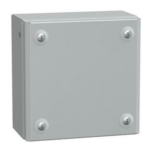 IndustriEle doos Volle deur 150x150x80mm IP66 IK10 Metaal -