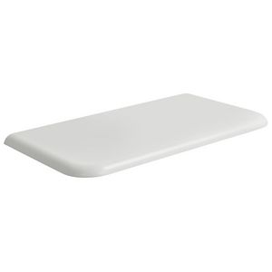 Afdekblad ROUND mat gelakt 32mm 130.8x49cm Black matt