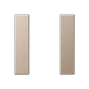 Tastafdekking compleet 1-voudig A500 champagne KNX