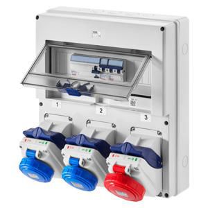 COMBIBLOC DBO-OPBOUWMONTAGE-2 CONTACTDOZEN 2P+A 16 A + 1