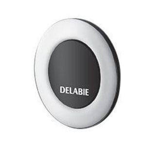 Wastafelkraan M1/2" 230/12V voor paneel 1-12mm z. uitloop