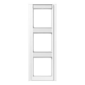 Afdekraam a.wit.m.tekstvak 3-voudig verticaal A550 VVE=10