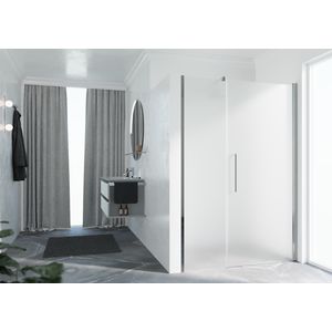 Draaideur Y2GFL 1070-1110x2000mm chroom satin