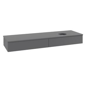 Wastafelonderkast Antao 1600x190x500mm Antr. Matt Lacquer L16110GK