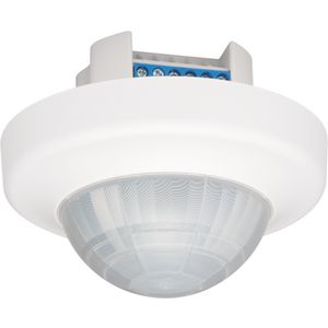 Aanwezigheidsmelder 230V secundair 24m IP54 inbouwdoos wit