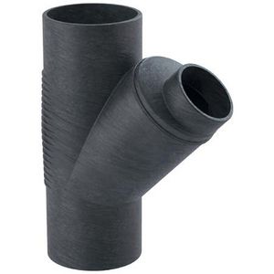 T-stuk verlopend 45° 160x135x160mm polyethyleen (PE) Silent-db20 geluidsarm