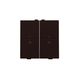2-voudige toets met opdruk I en 0 RF schakelaar/knop d.brown