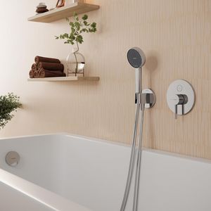 Zesis S 1-hendel afbouwdeel inbouwbadmengkraan voor 2 functies chroom