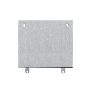 Switch RVS afdek module voor panelen met 1 rij knoppen