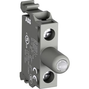 Verlichtingselement met LED blauw bodem montage 110-130V AC