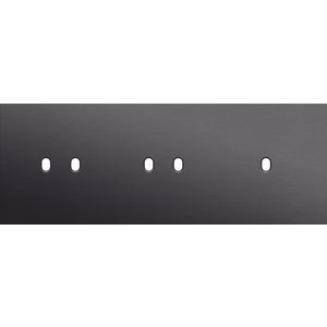 Afdekplaat 3-voud horiz. 71mm centerafst. 224-57704