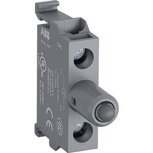 Verlichtingselement met LED geel bodem montage 24V AC/DC