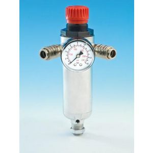 Reduceerventiel 1/4"bi.dr. met manometer