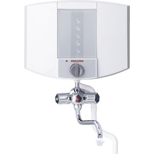 Close-up heetwatertoestel EBK5 KA 5liter met mengkraan chroom (koud, warm en kokend water)
