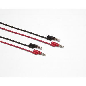 Verbindingskabelset stapelbaar van 90cm, rood en zwart