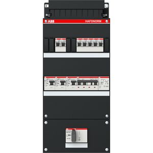 Groepenkast 7x achter 3x30mA HS+C+T 3-fasen 1SPF006907F1749