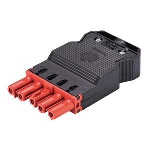 Kabelsteker GST18I5 female tomatenrood schroef VVE=50