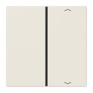 Tastafdekking 1-voudig pijl compleet LS wit KNX