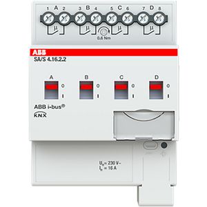 Schakelaktor standaard KNX 4-voudig 16A 230V AC (SA/S4.16.2.2)