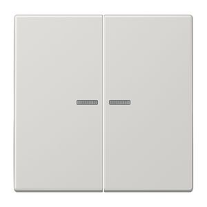 Stuurafdekking LS 2voudig lichtgrijs HOME