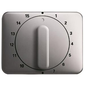 Centraalplaat + greep voor 1070U 15min a-platin (1770-20-101)