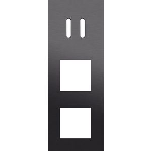 Afdekplaat 3-voud vertic. 71mm centerafst 224-56956