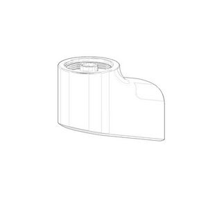 Houder voor verlichting 46x67x80mm chr