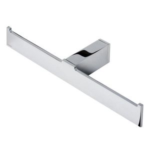 Closetrolhouder chroom dubbel zonder klep MODERN ART