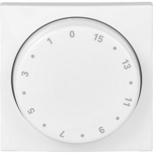 Centraalplaat + knop voor 1070U 15min SI-B-alpinwit (1770-914-102)