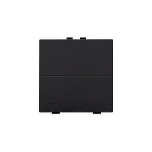 Enkelv. toets RF schakelaar/drukknop + 2 bedienknoppen pianoblack