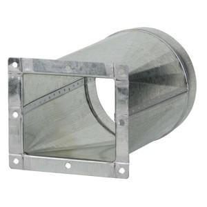 Aansluitstuk rechthoekig rond voor installatie CMT KMBI-120