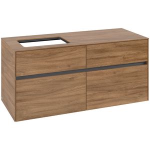 Wastafelonderkast Collaro 1200x548x500mm Oak.Kans C11300RH