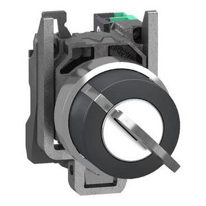 Sleutelschakelaar Harmony XB4 metaal zwart 22 mm sleutel 455