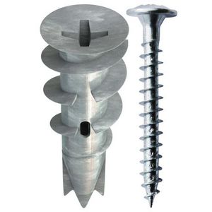 Doos a 50st. Spiral gipskartonplug Plus 37-2 + schroef