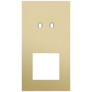 Afdekplaat 2-voud vertic. 71mm centerafst 227-57856