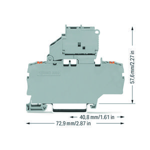2-draads zekeringsklem draaib.zekeringh.1911 VVE=50