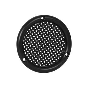 Ventilatierooster kunststof Ø45mm vlak zwart