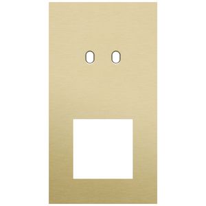 Afdekplaat 2-voud vertic. 71mm centerafst 227-57856