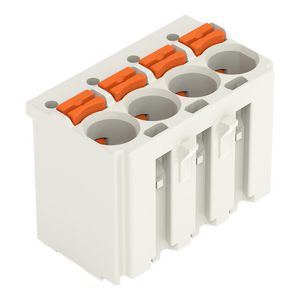 1-draads FE steker Druk lichtgrijs 2092-1124 VVE=200