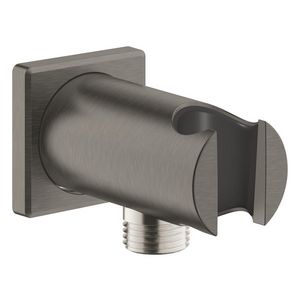Rainshower Wandaans. m. Houder Vierkant, Hard Graphite Gebr