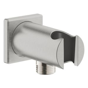 Rainshower Wandaans. m. Houder Vierkant, Supersteel
