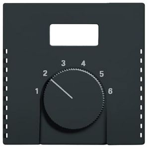 Centraalplaat afdekking v thermostaat 1094/97UTA f-antraciet