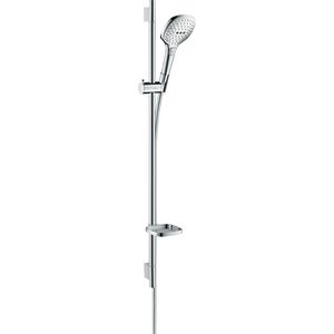 Glijstangset Raindance Select E120 3 straalsoorten chroom 90mm
