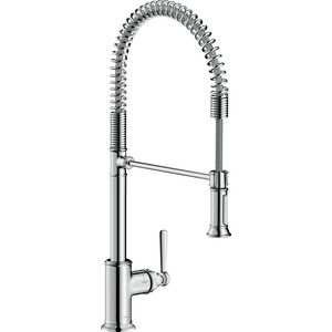 AXOR Montreux 1-hendel keukenkraan Semi-Pro rvs look