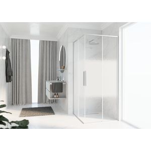 Schuifdeur RIGA A 1075-1090x2000mm Rose-1 motief profiel matchroom