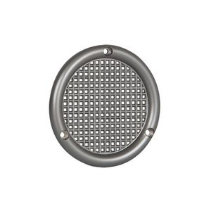 Ventilatierooster kunststof Ø45mm vlak RVS